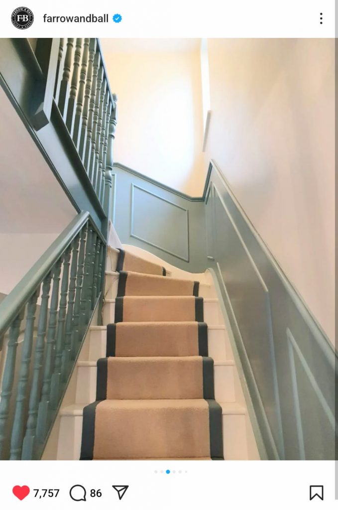 Rossetto Interior Design Featured by Farrow and Ball Instagram