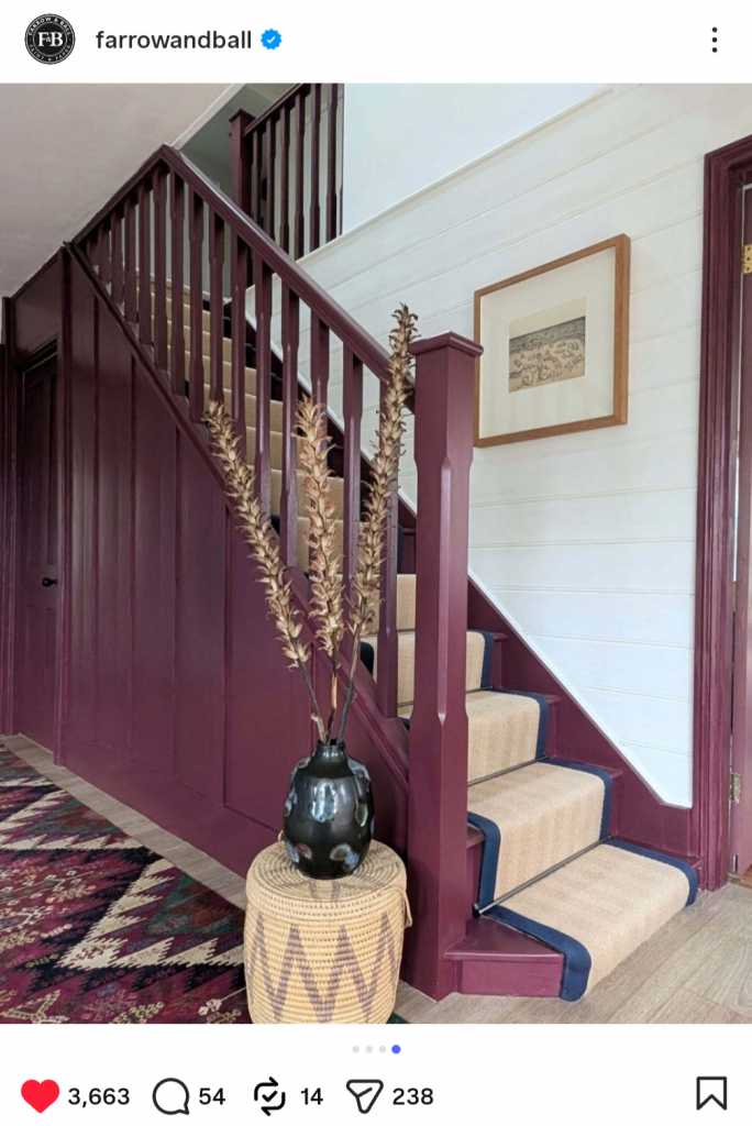 Farrow & Ball Staircase Rennovation