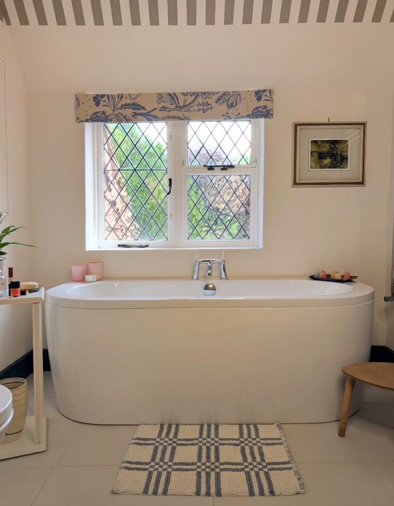 Close up of bath in Essex bathroom